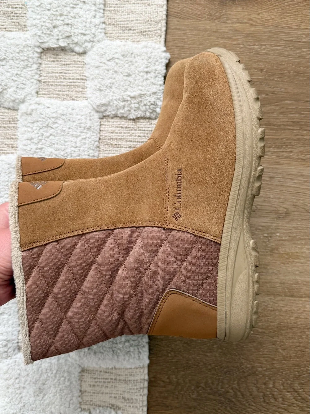Columbia Ice Maiden Slip III Boot in Elk/Light Brown